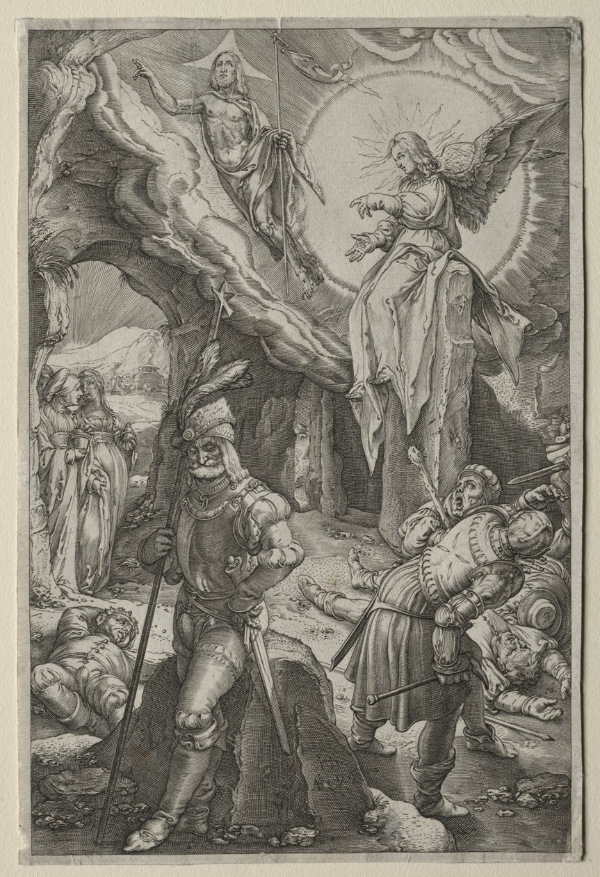 Vášeň: Vzkříšení od Hendrick Goltzius