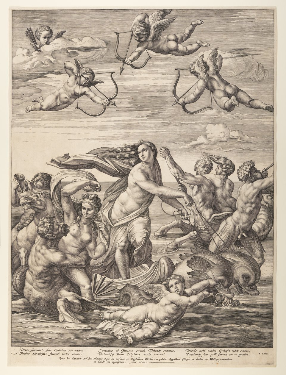 Triumf Galatey od Hendrick Goltzius