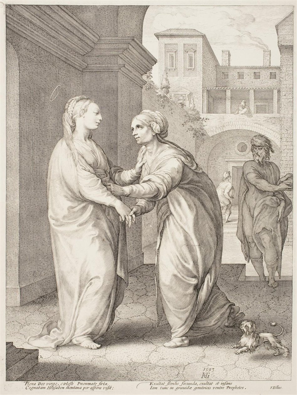 Návštěva od Hendrick Goltzius