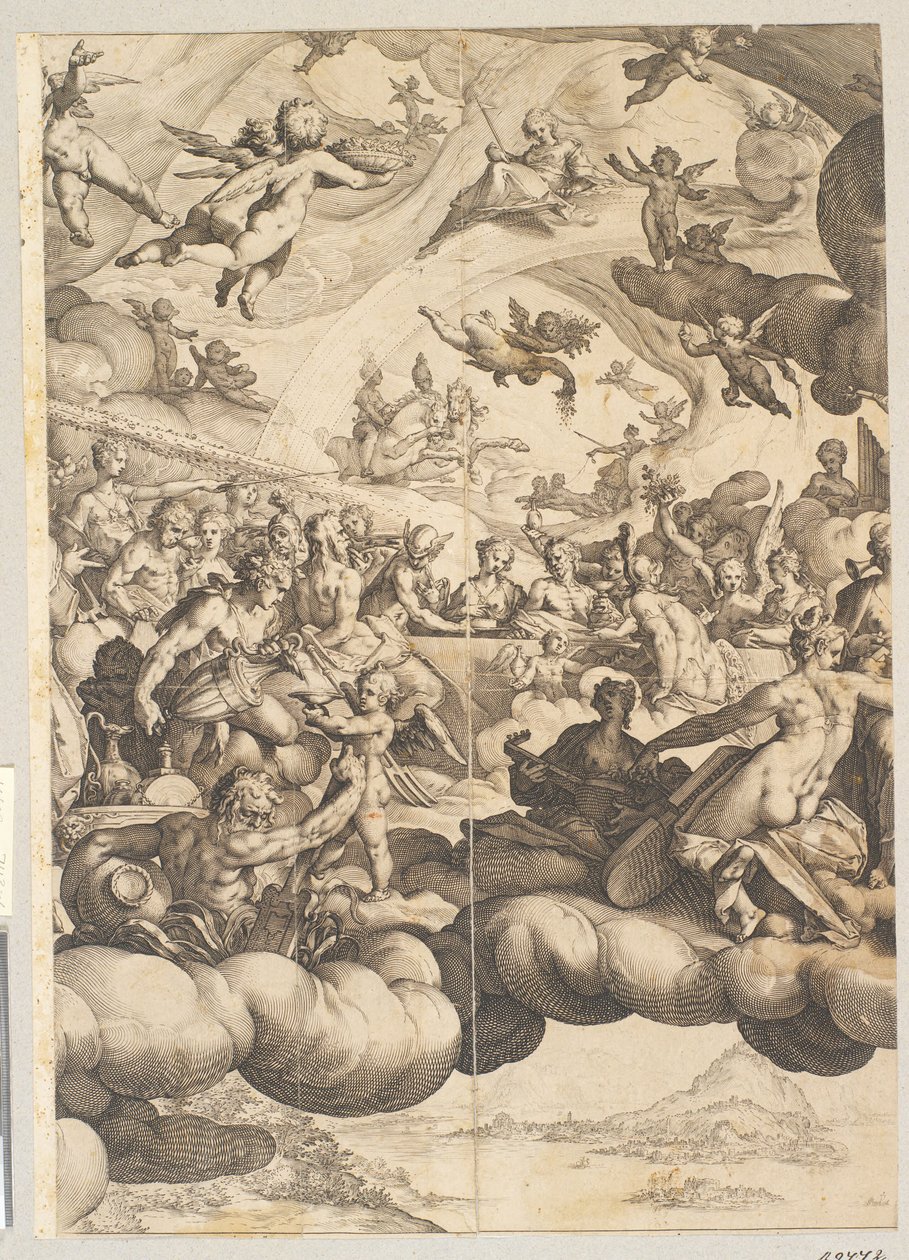 Svatba Amora a Psyché od Hendrick Goltzius