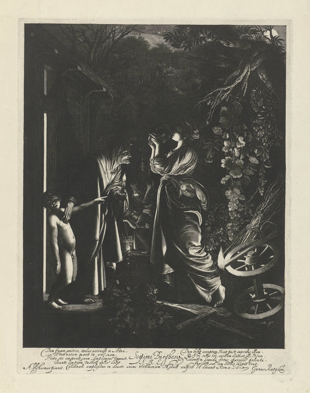 Výsměch Ceres od Hendrick Goudt