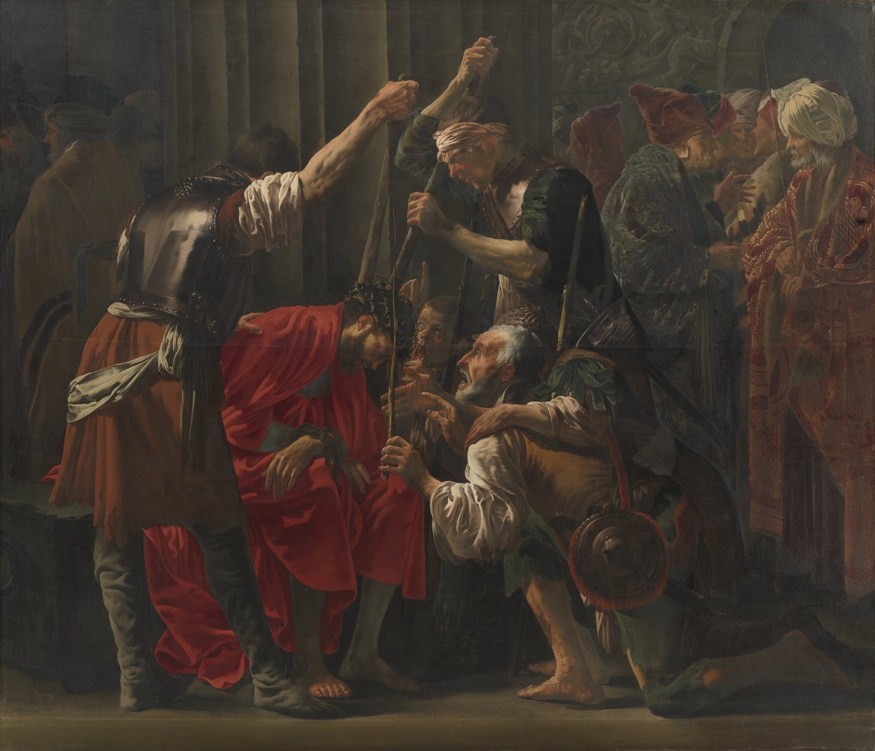 Kristus korunovaný trním od Hendrick ter Brugghen