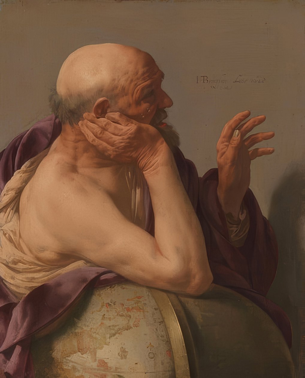 Herakleitos. 1628 od Hendrick ter Brugghen