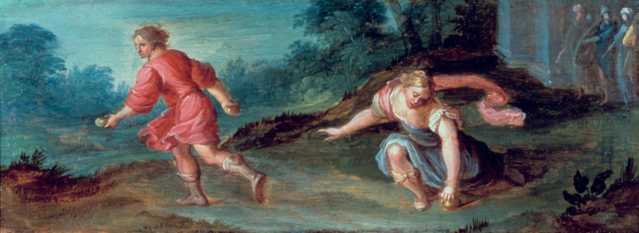 Atalanta a zlatá jablka, c1619. od Hendrick van Balen
