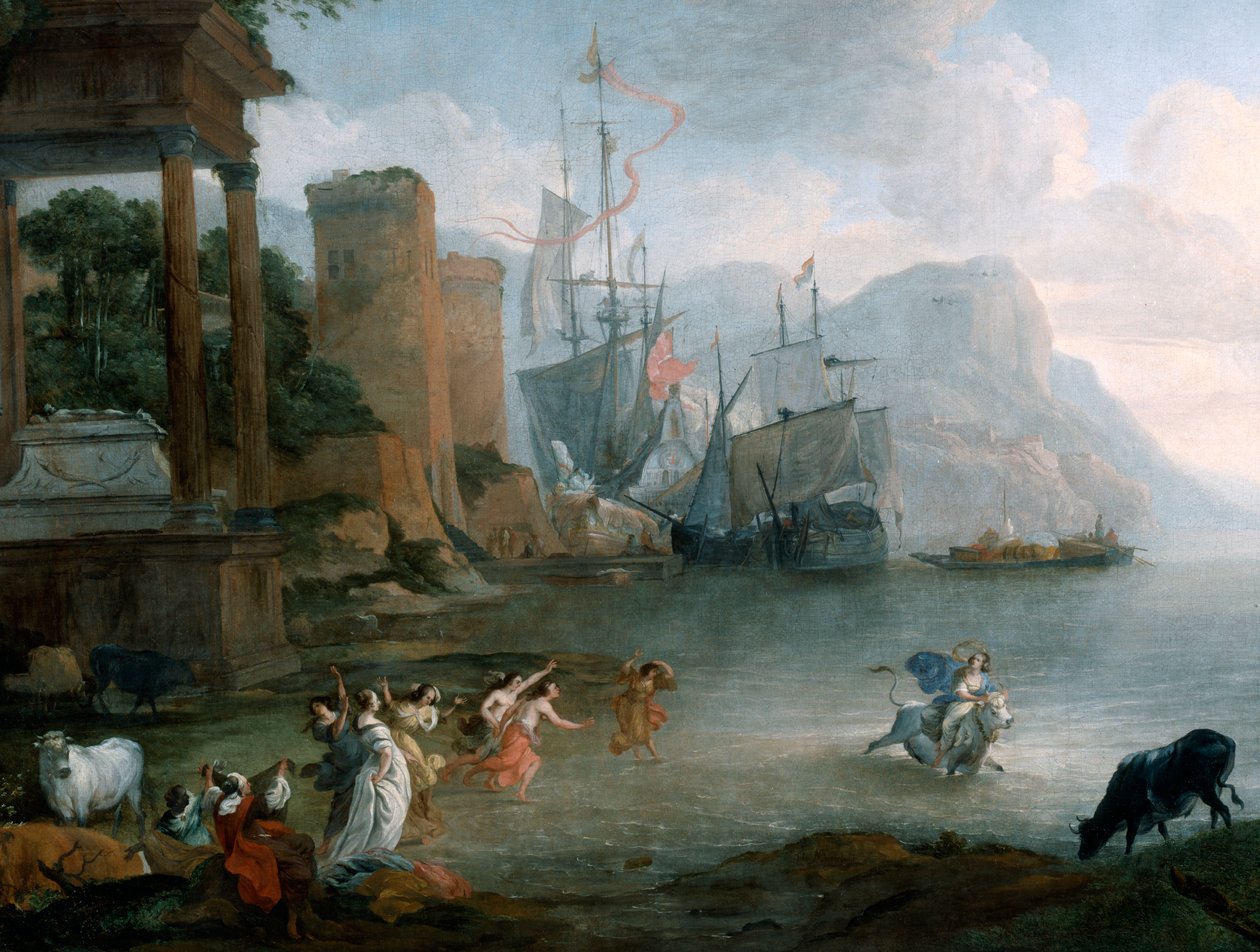 „Únos Evropy“, 17. století. od Hendrick van Minderhout
