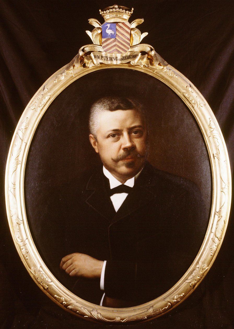 Portrét baroneta Willema Philipa Tedinga van Berkhouta (1851-1905), starosty měst Haarlemmerliede a Spaarnwoude. od Hendrik Antoon Pothast