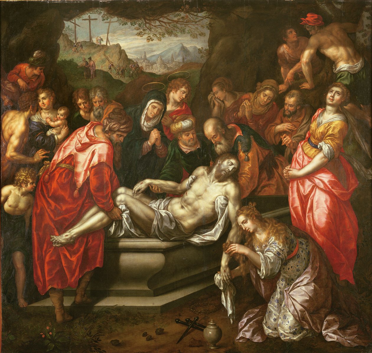 Pohřbení od Hendrick de Clerck