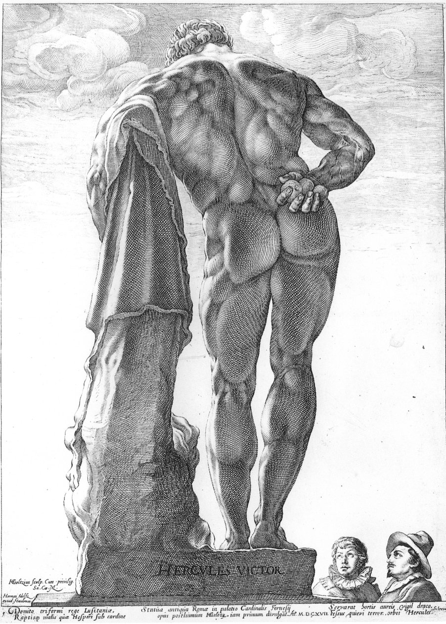 Farnese Hercules od Hendrik Goltzius