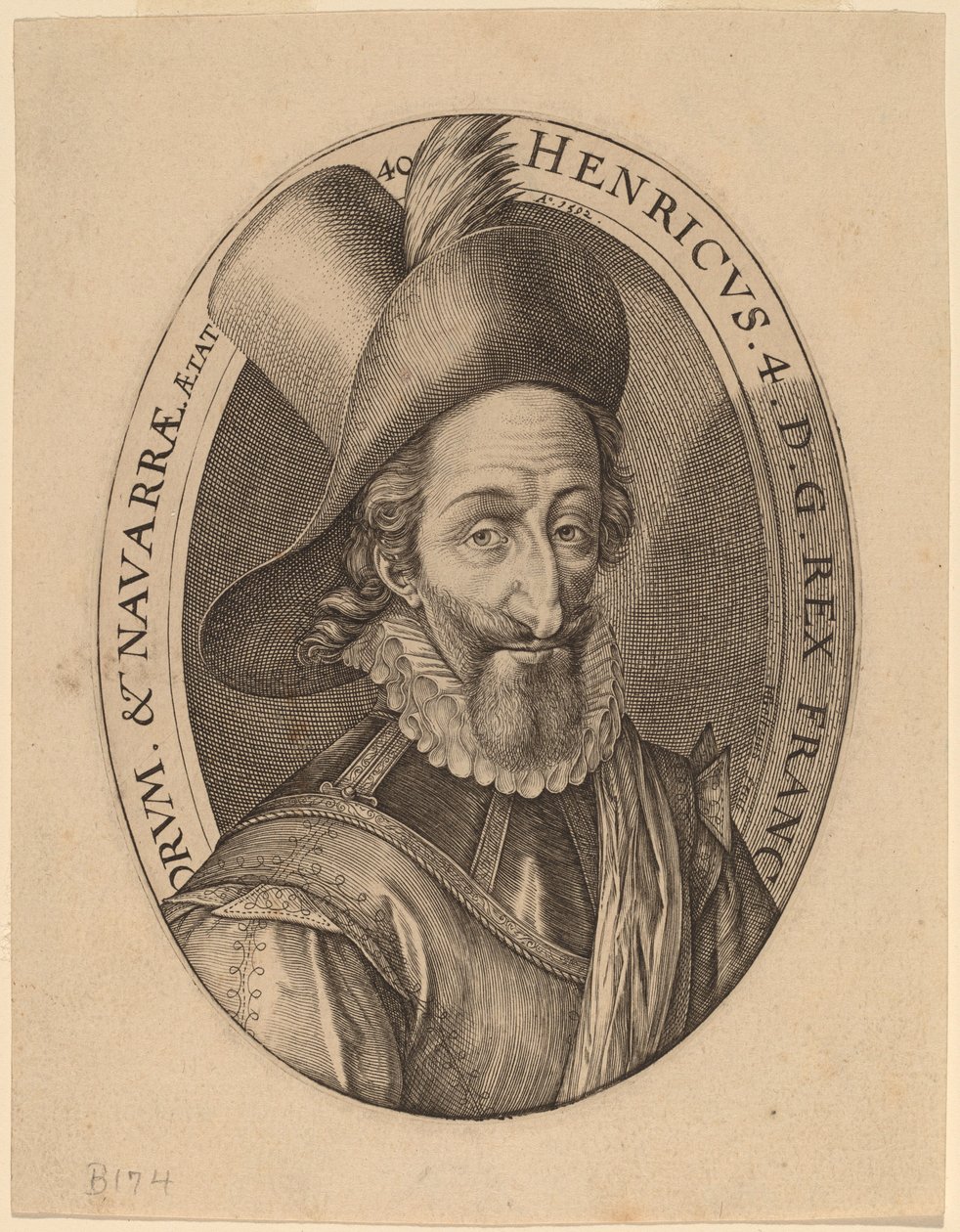 Jindřich IV., král Francie od Hendrik Goltzius