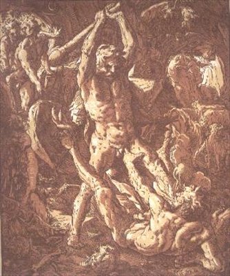 Hercules Killing Cacus (lept) od Hendrik Goltzius