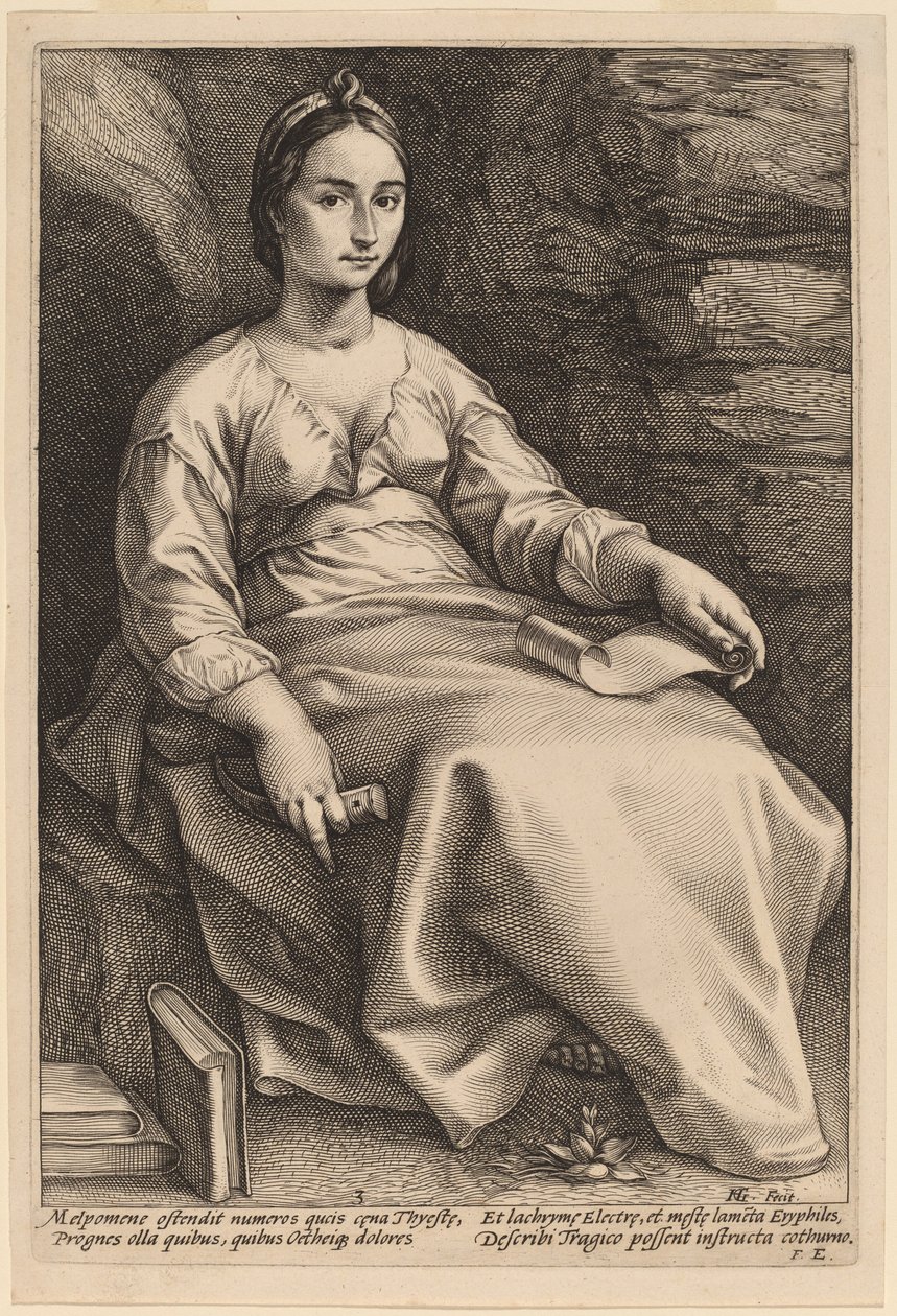 Melpomene od Hendrik Goltzius