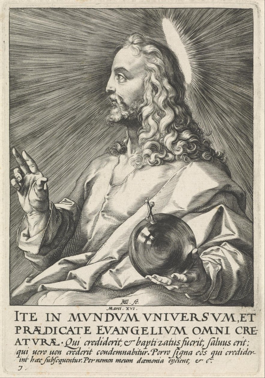 Salvator Mundi od Hendrik Goltzius