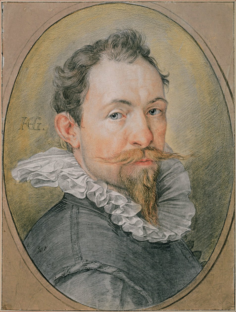 Autoportrét, cca 1594 od Hendrik Goltzius