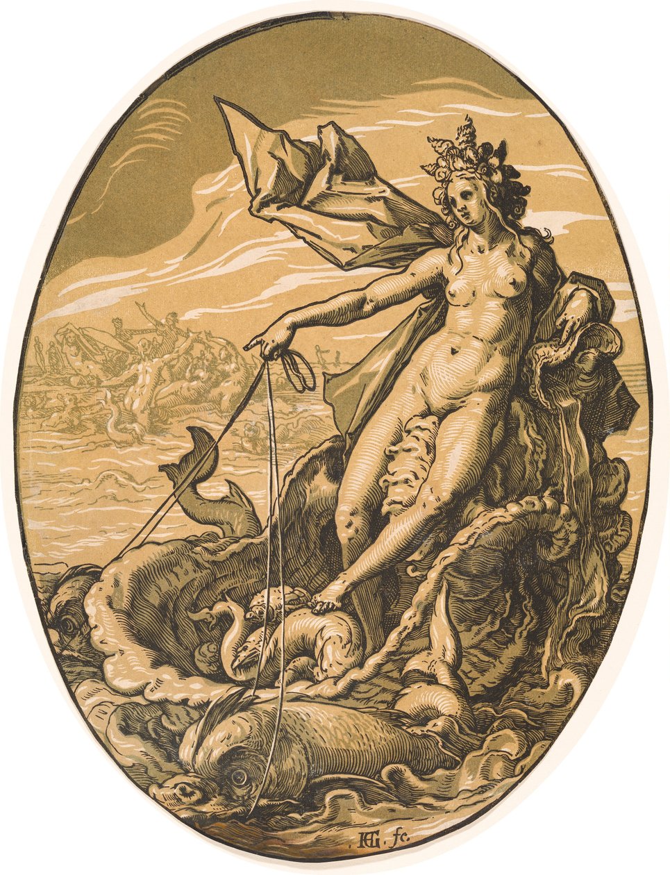 Tethys od Hendrik Goltzius