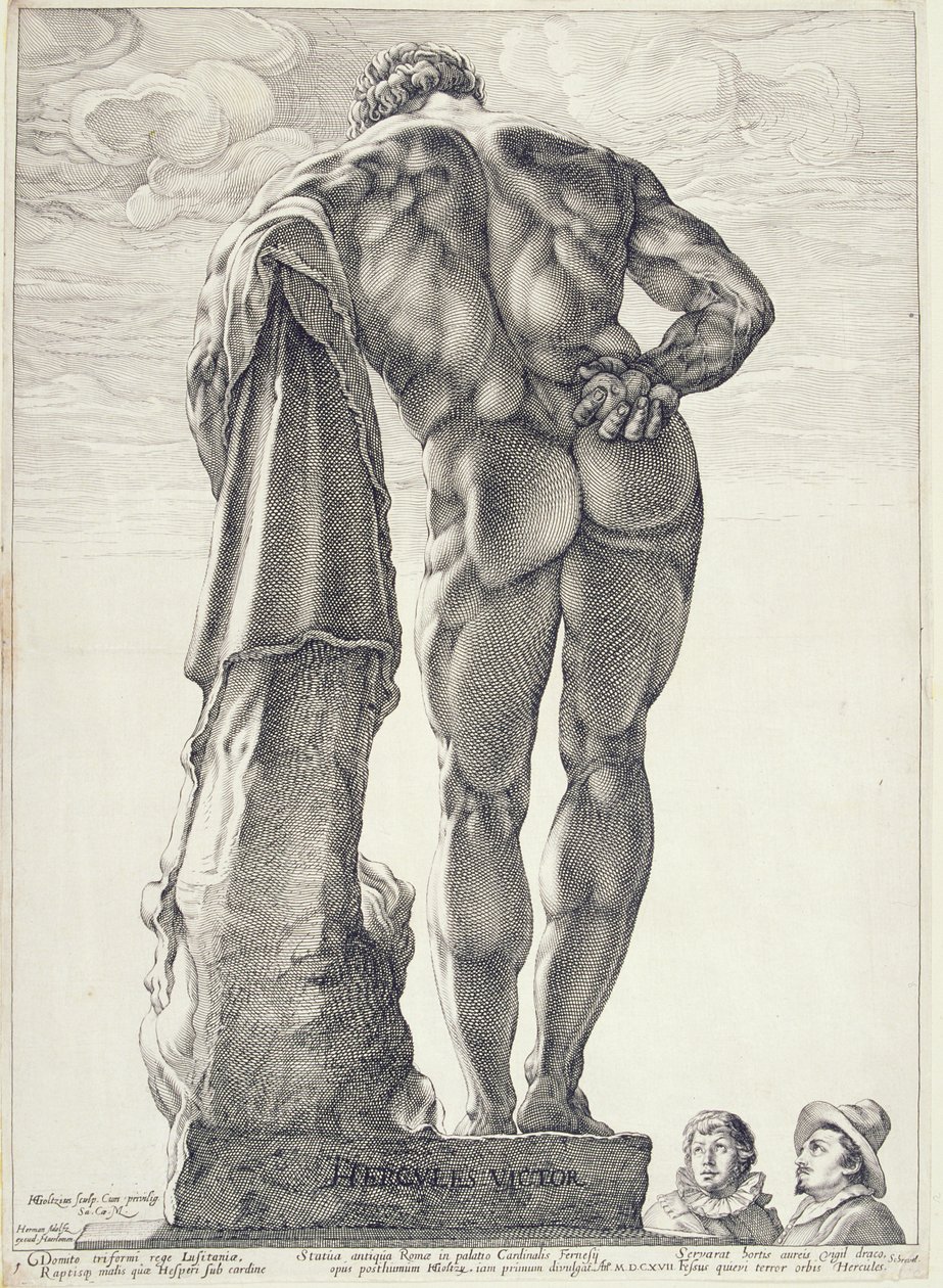 Farnese Hercules, 1592 od Hendrik Goltzius