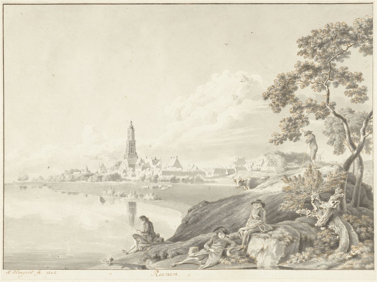 Pohled na Rhenen Reenen (název na objektu) od Hendrik Hoogers