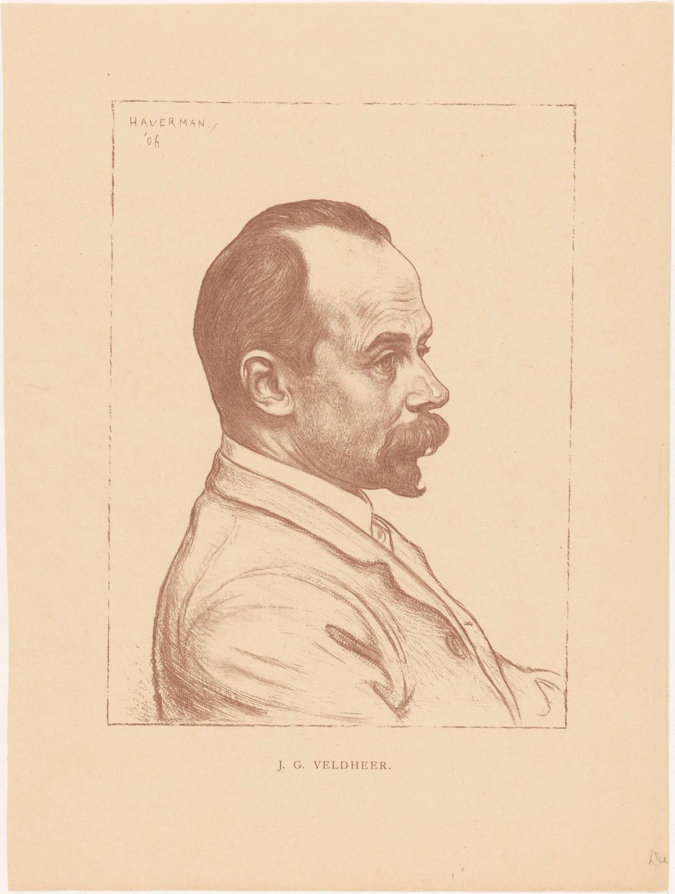 Portrét Jacobuse Gerarduse Veldheera od Hendrik Johannes Haverman