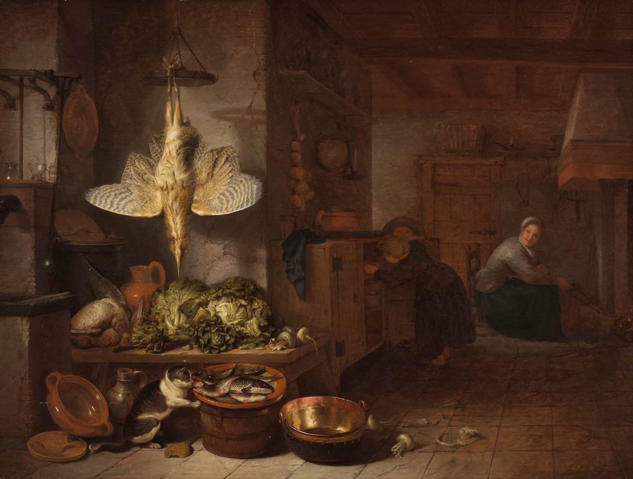 Kuchyně od Hendrik Martensz. Sorgh