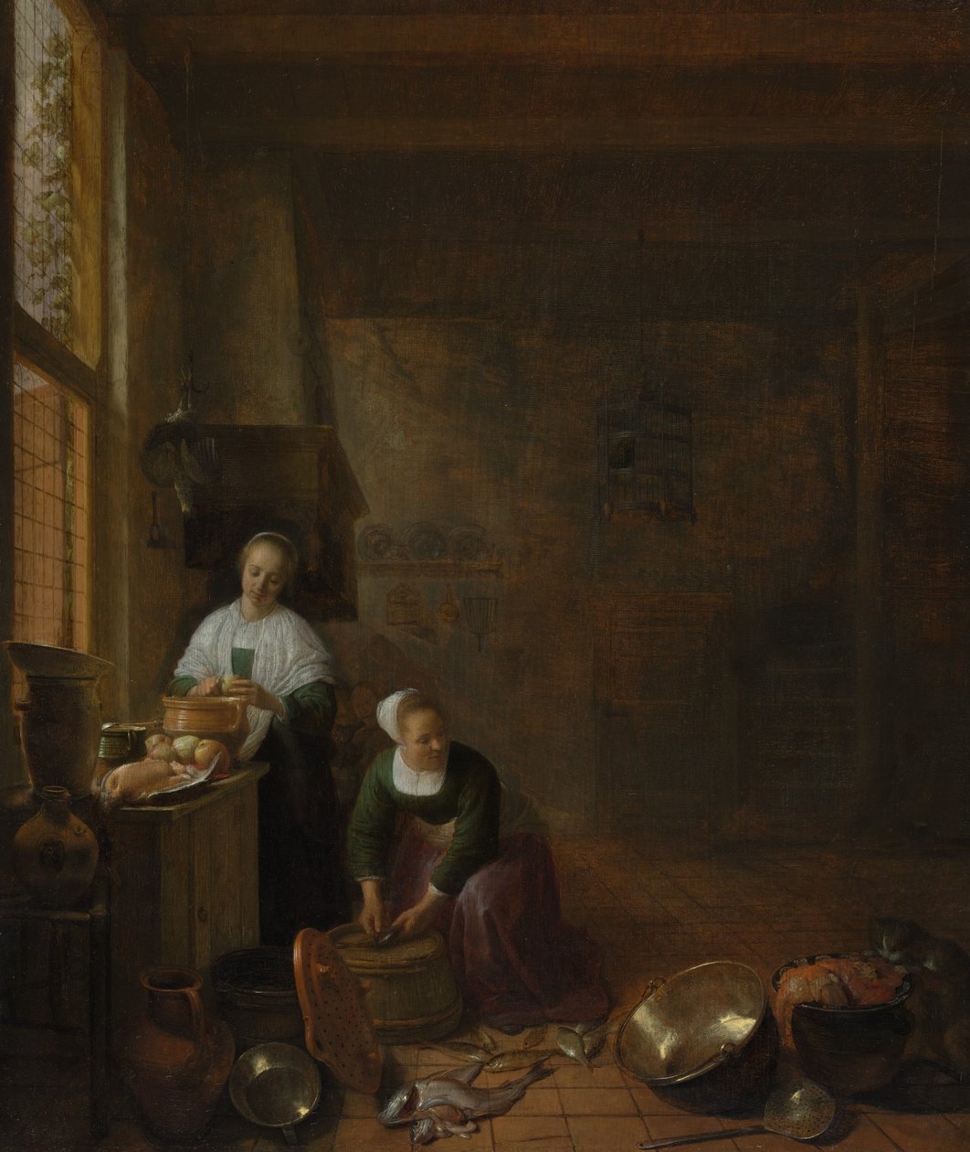 Kuchyň, ca. 1643. od Hendrik Martensz. Sorgh