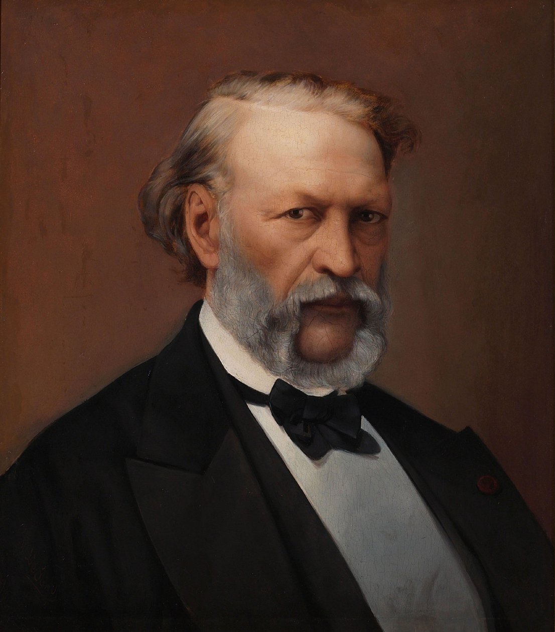 Portrét Hendrik Conscience 1812-1883. od Hendrik de Pondt