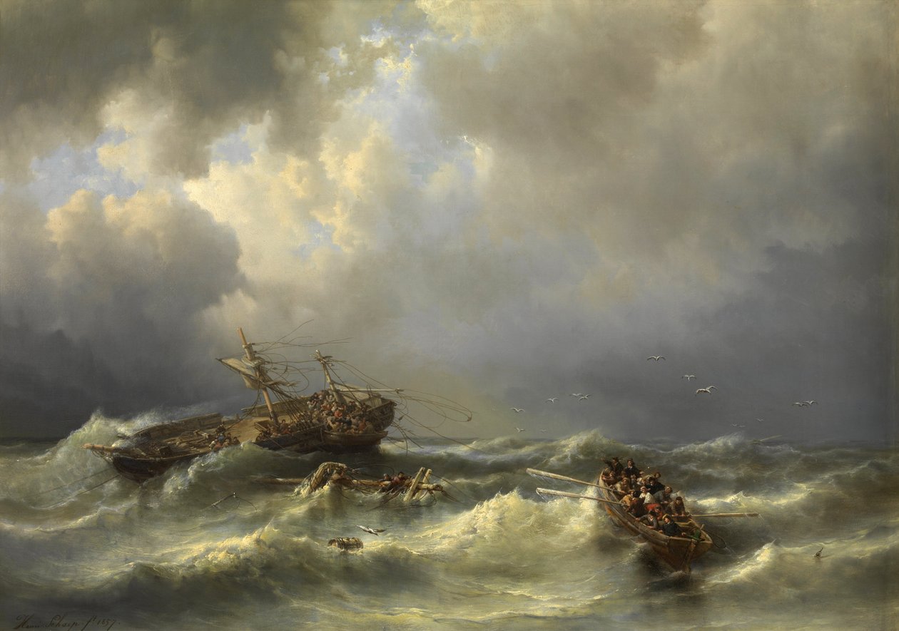 Vrak od Henri Adolphe Schaep