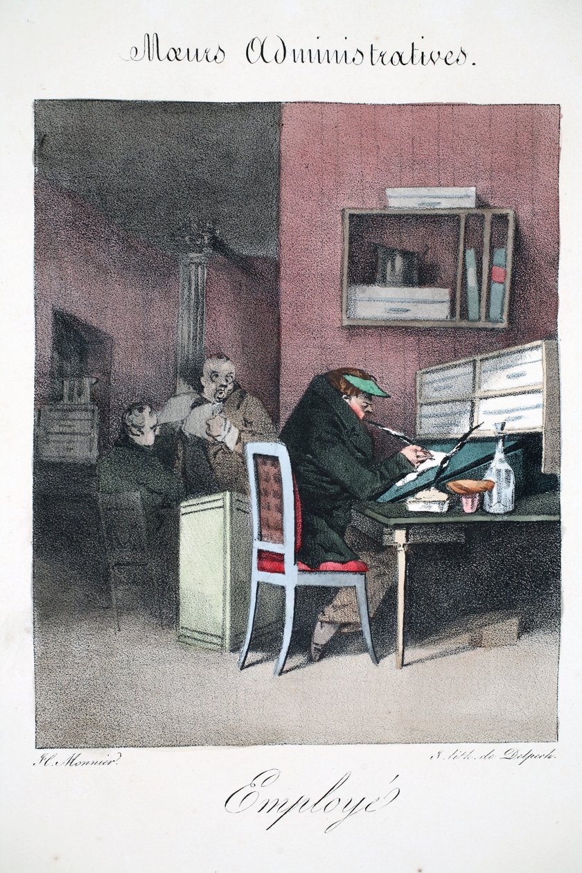 Zaměstnanec, ilustrace z 
