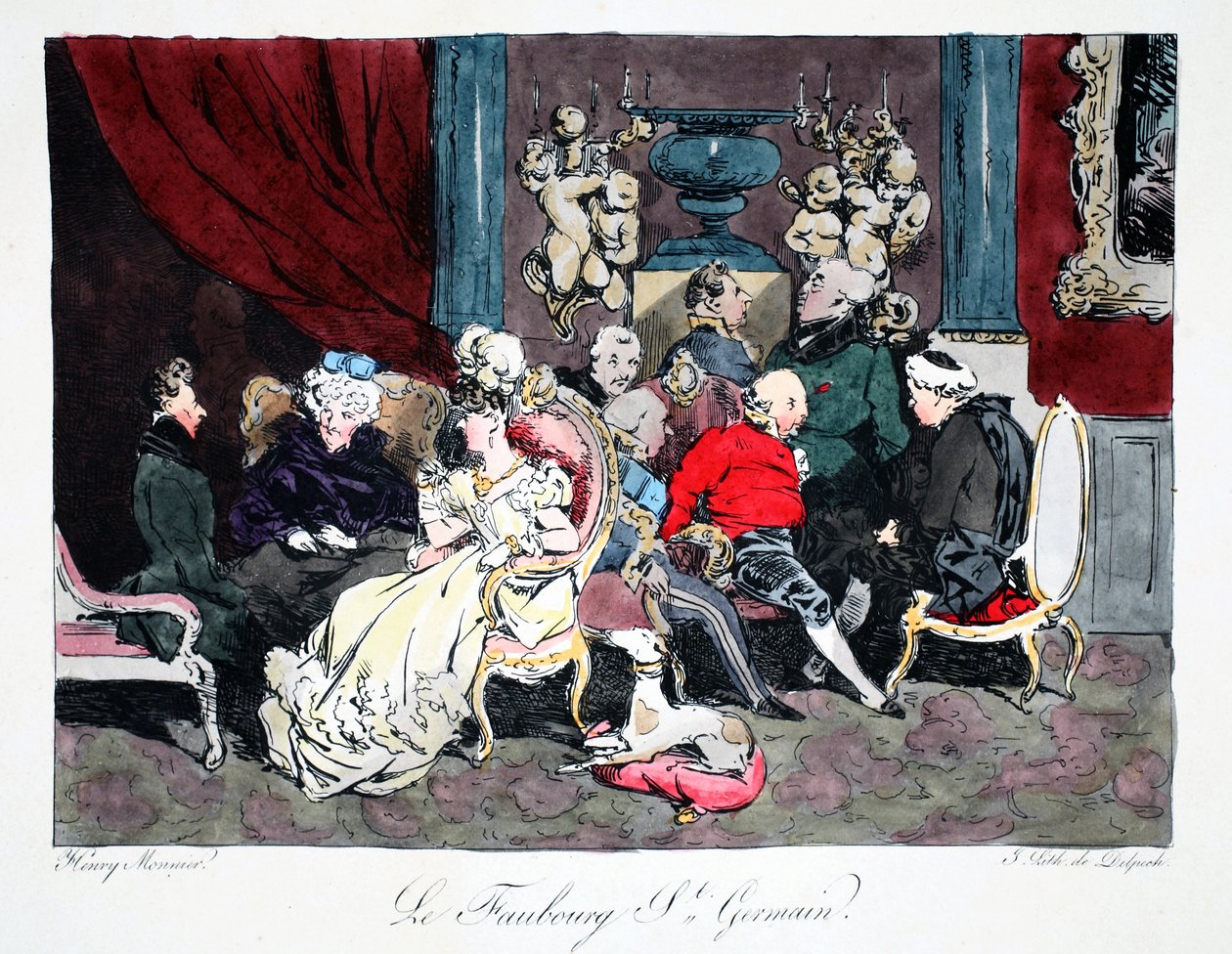 Le Faubourg St. Germain, ilustrace z 