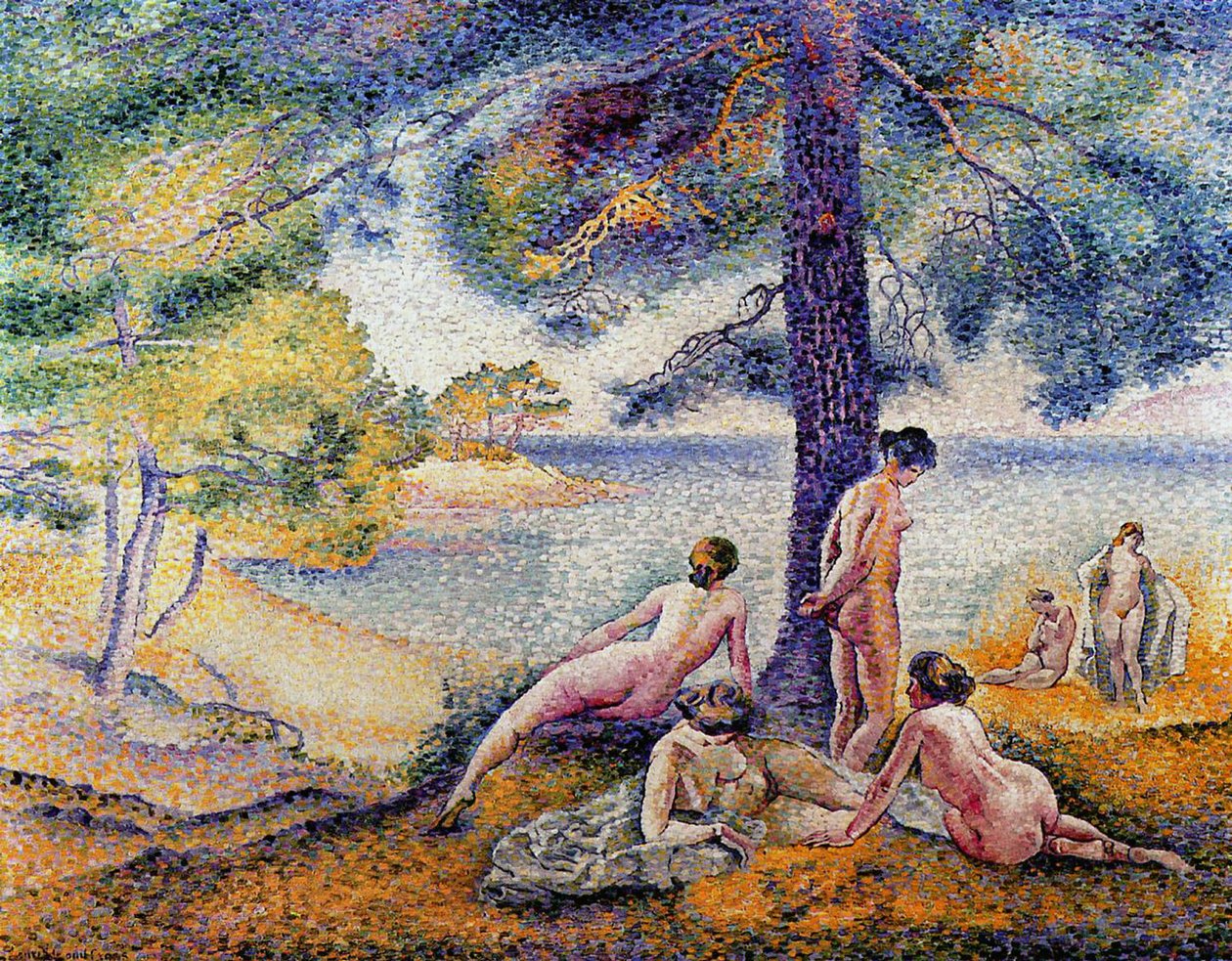 Ve stínu, 1902 od Henri Edmond Cross