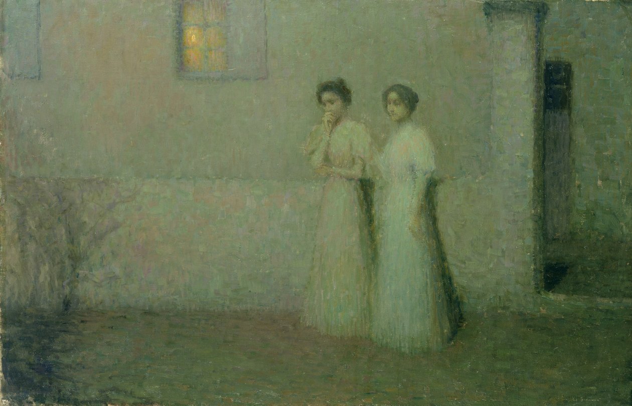 Něžná noc, 1897 od Henri Eugene Augustin Le Sidaner