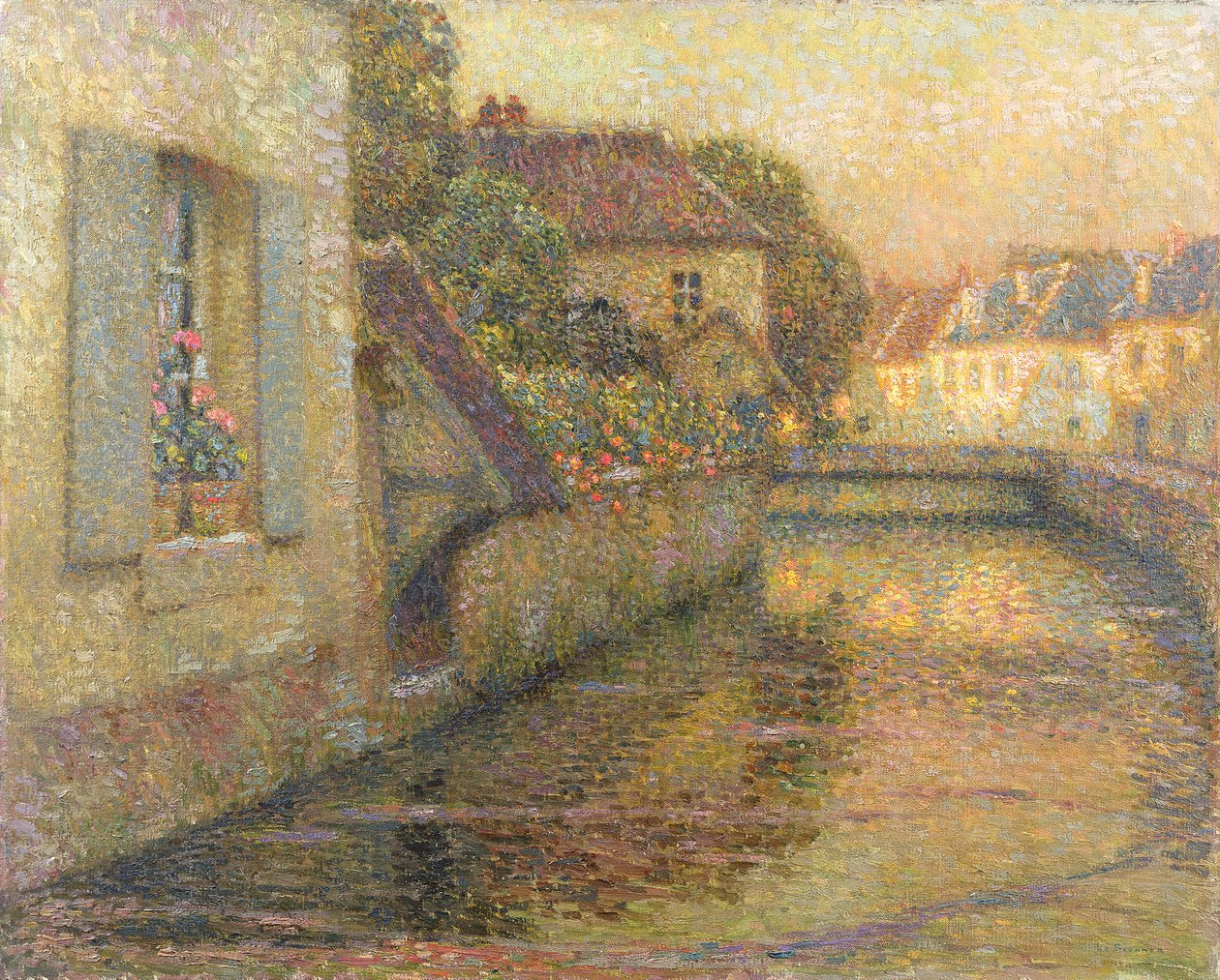 Most v Gisors od Henri Eugene Augustin Le Sidaner