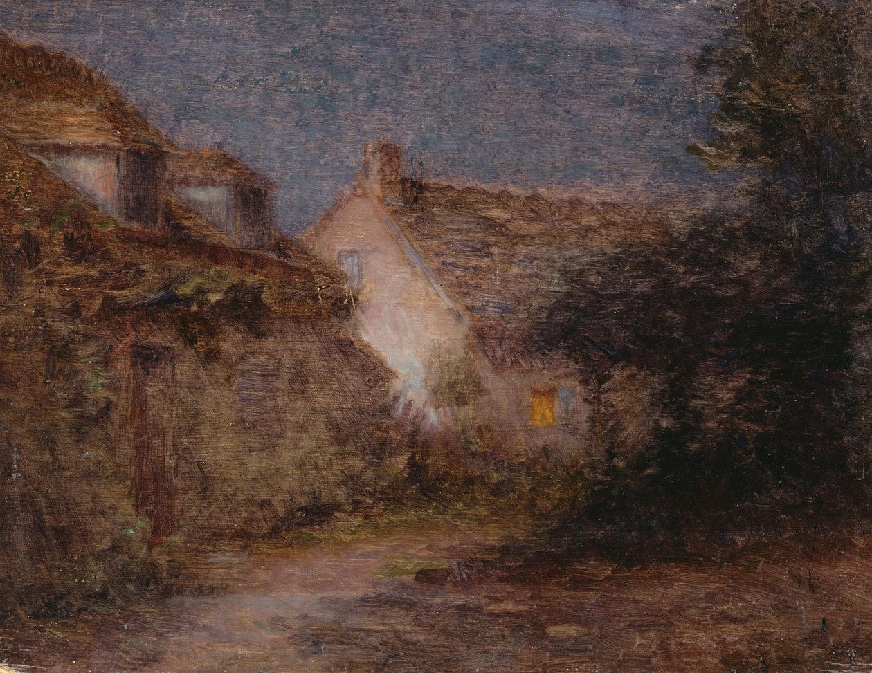 Farma od Henri Eugene Augustin Le Sidaner