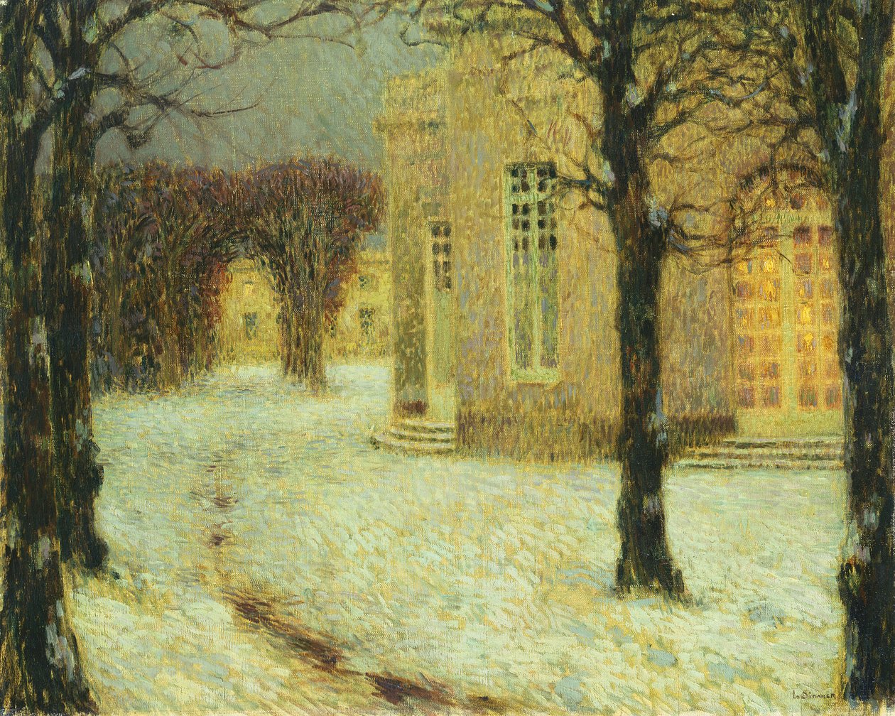 Pavilon ve Versailles, 1912 od Henri Eugene Augustin Le Sidaner
