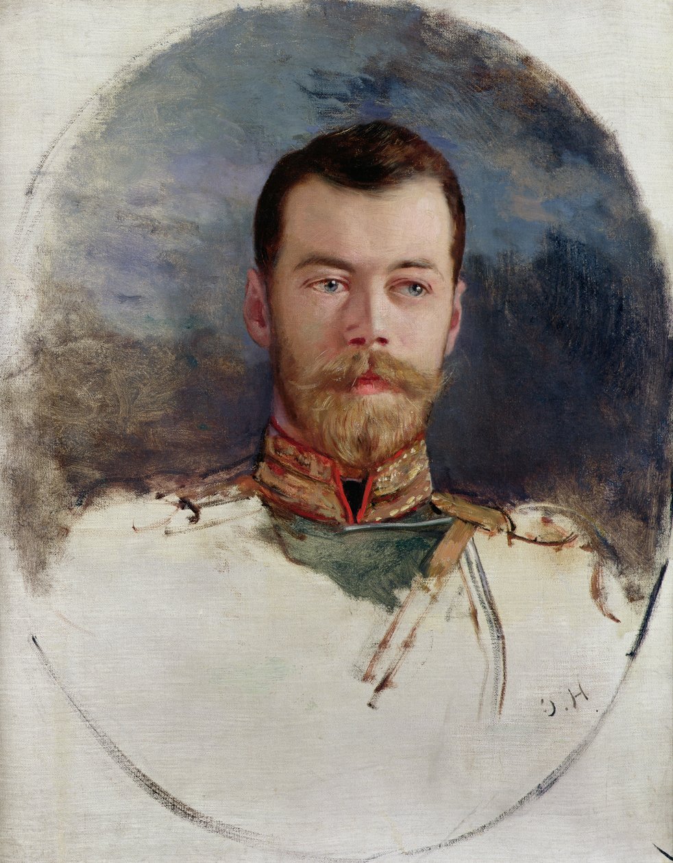 Studie k portrétu cara Mikuláše II. (1868-1918) 1898 od Henri Gervex