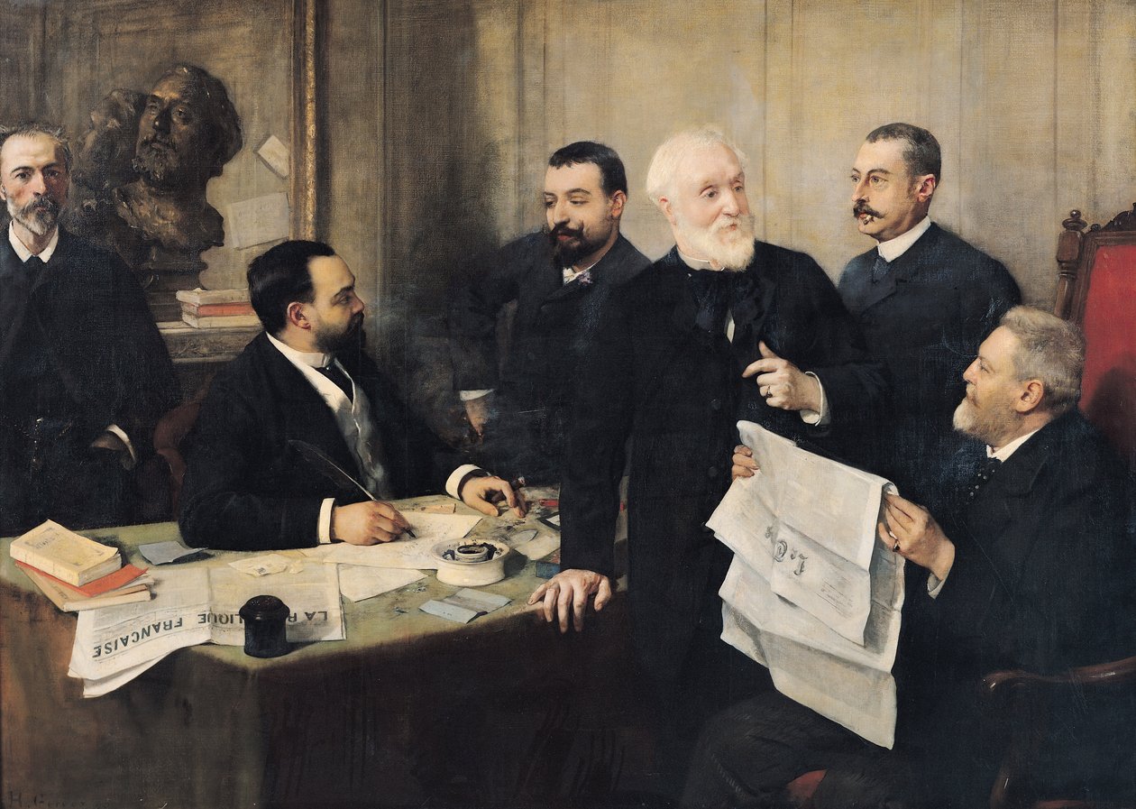 Správní rada ‚La Republique Francaise‘, 1890 od Henri Gervex