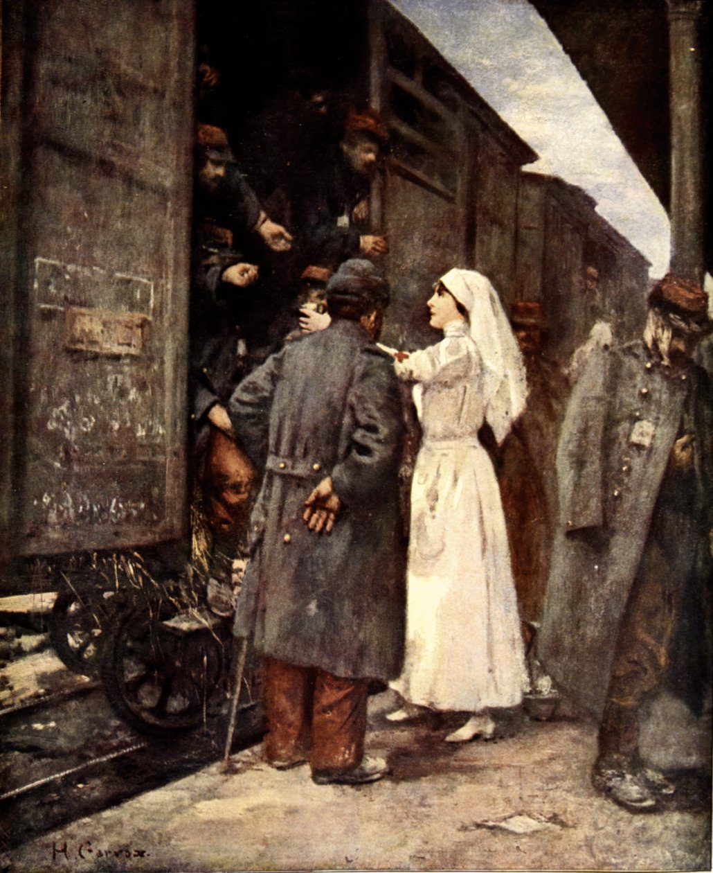 Vlak raněných, 1915 od Henri Gervex