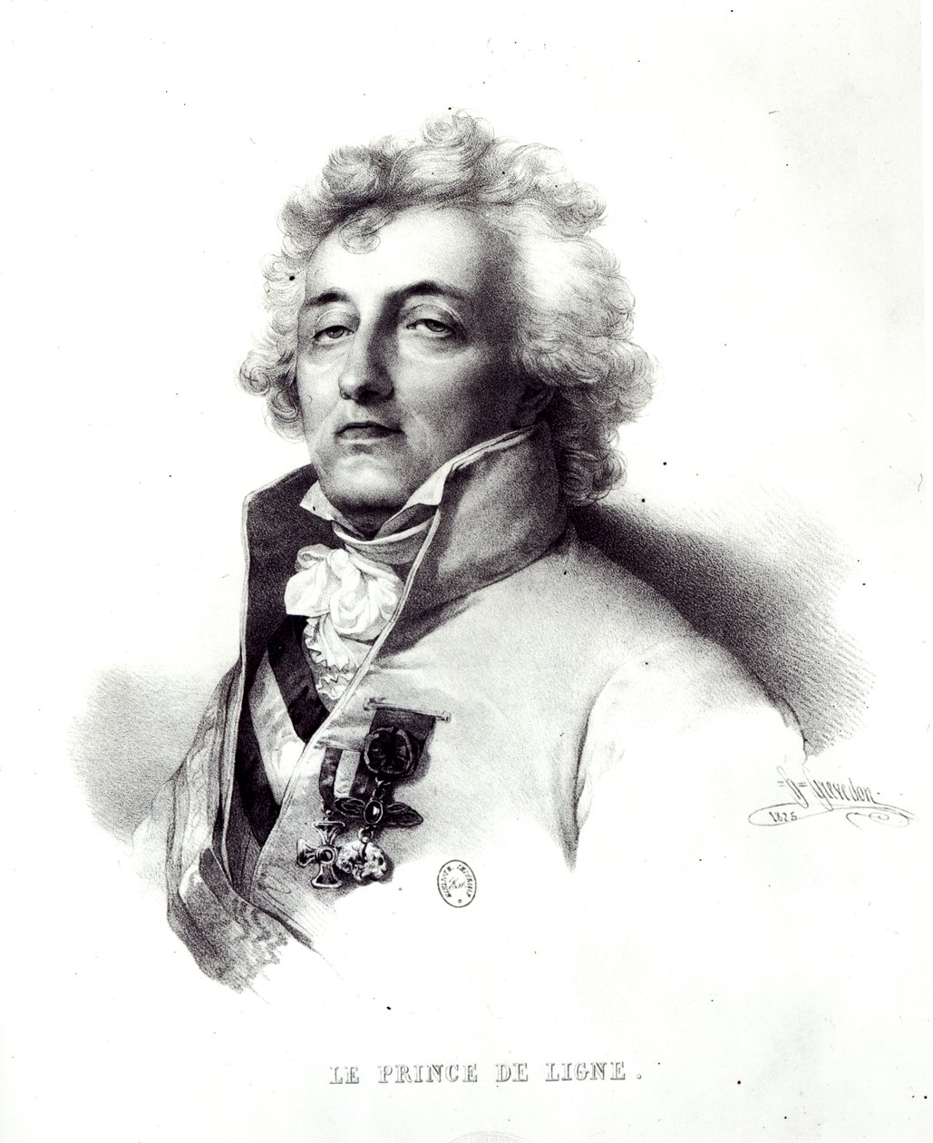 Portrét maršála Charlese-Josepha (1735-1814) Prince of Line od Henri Grevedon