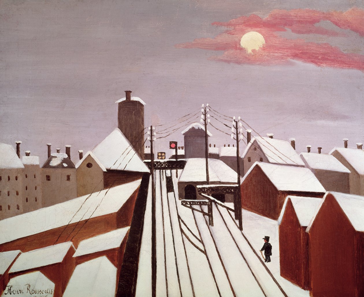 Železnice od Henri Rousseau