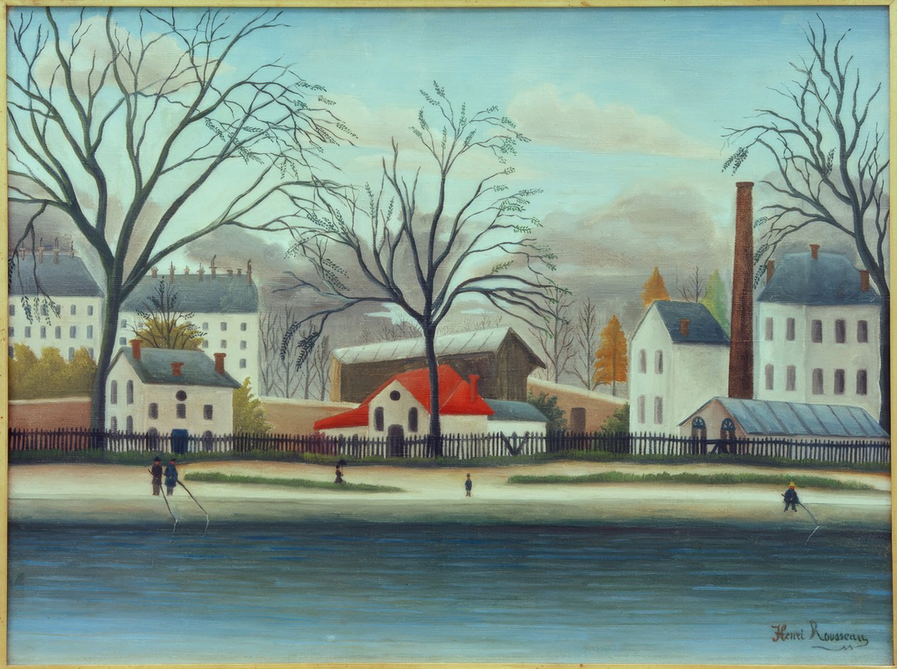 Předměstí od Henri Rousseau