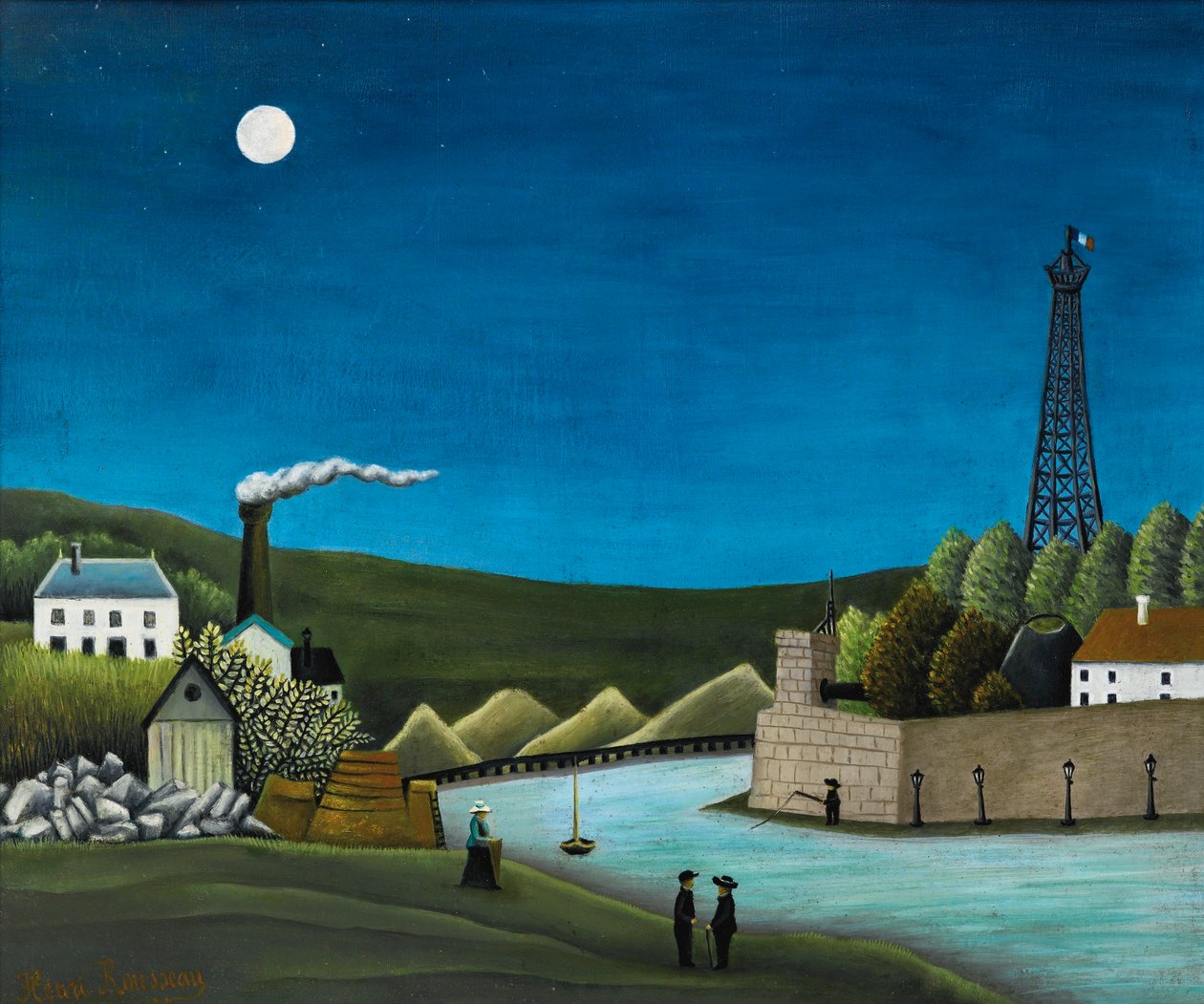 Seina v Suresneslu od Henri Rousseau
