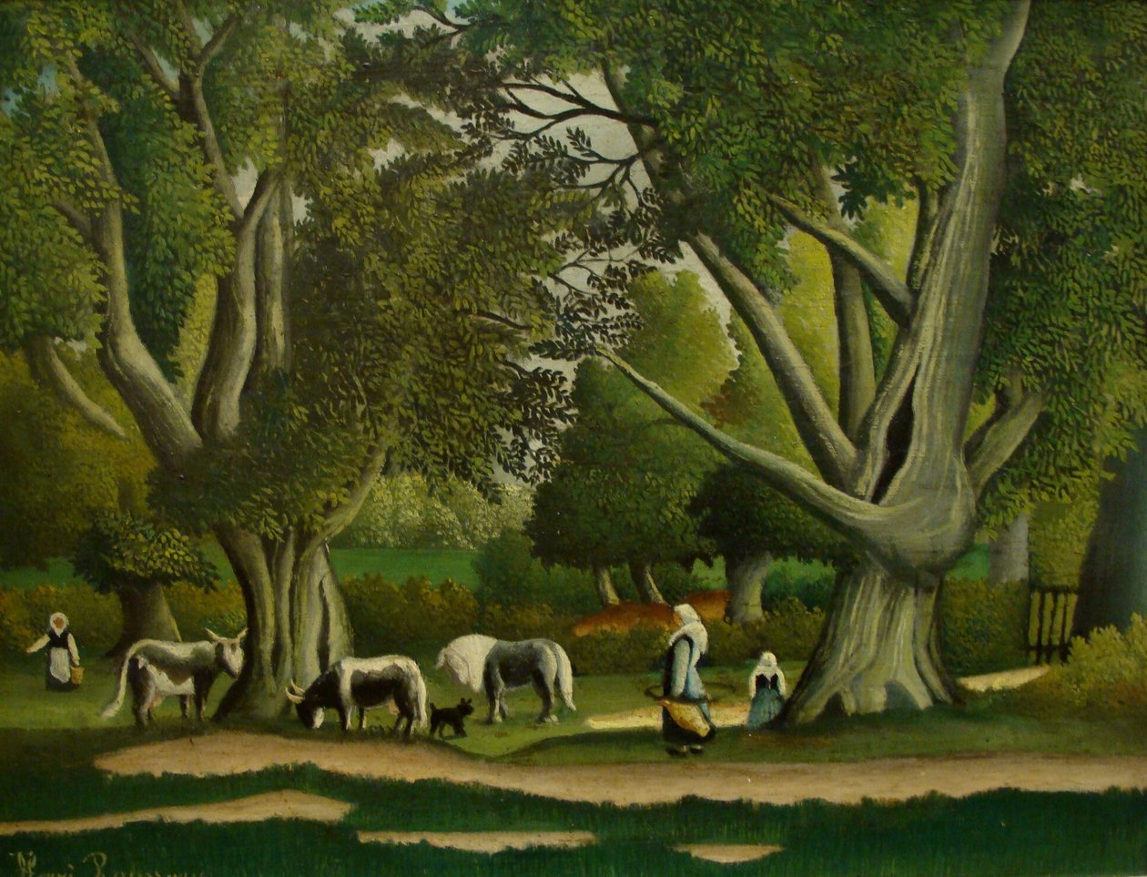 Krajina s dojičkami od Henri Rousseau