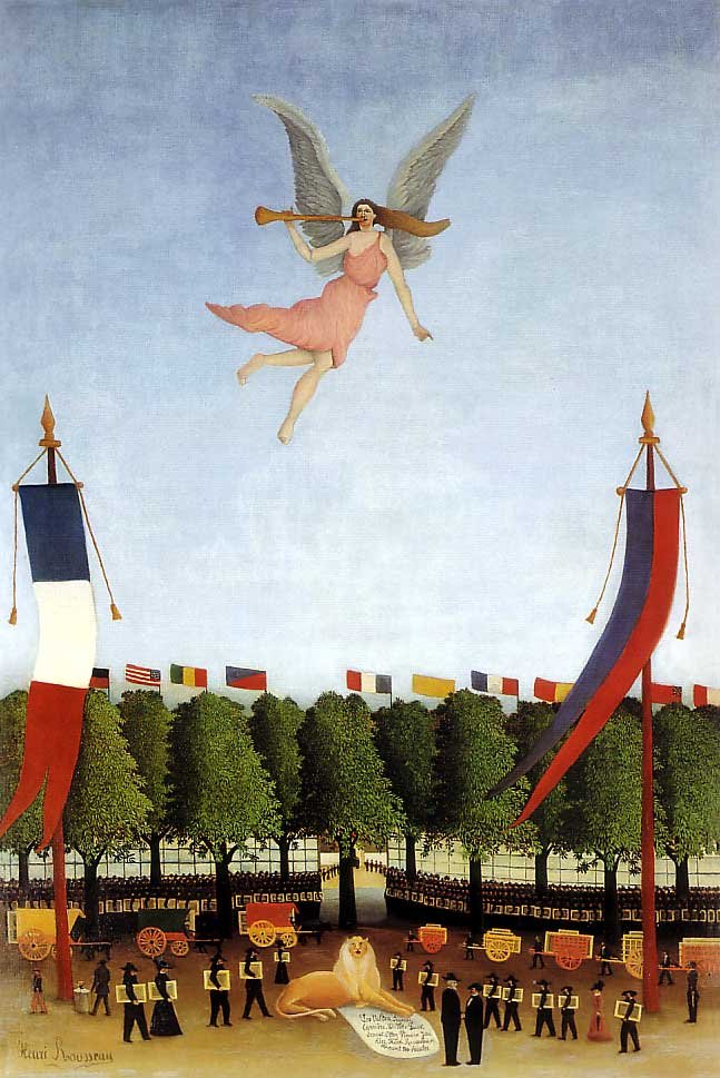 Liberty zve umělce od Henri Rousseau