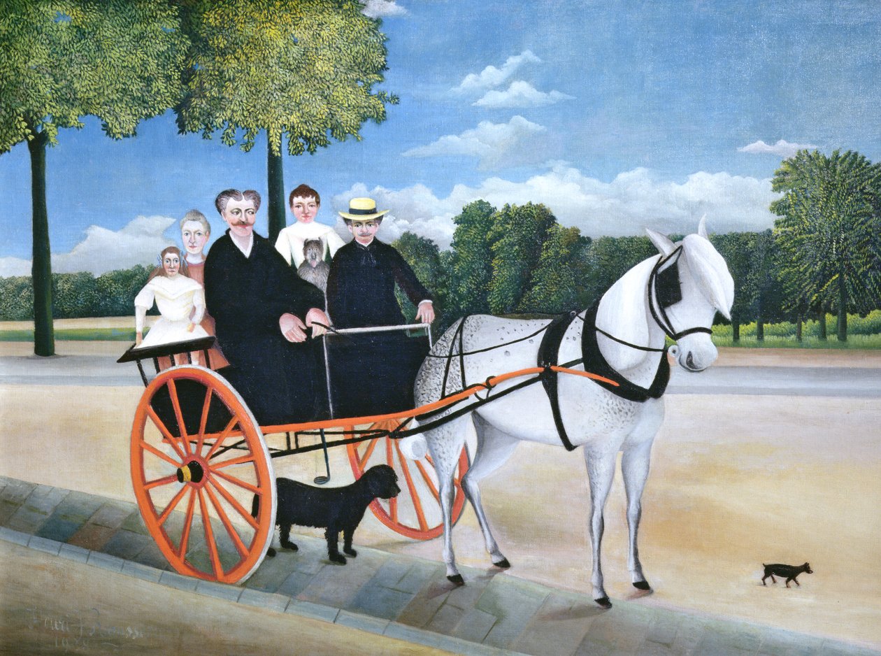 Past starého muže Juniera, 1908 od Henri Rousseau
