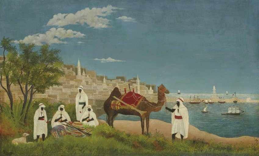 Krajina Alžíru od Henri Rousseau