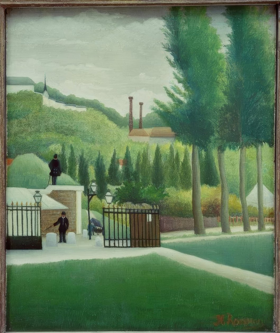 Udělovací stanice od Henri Rousseau