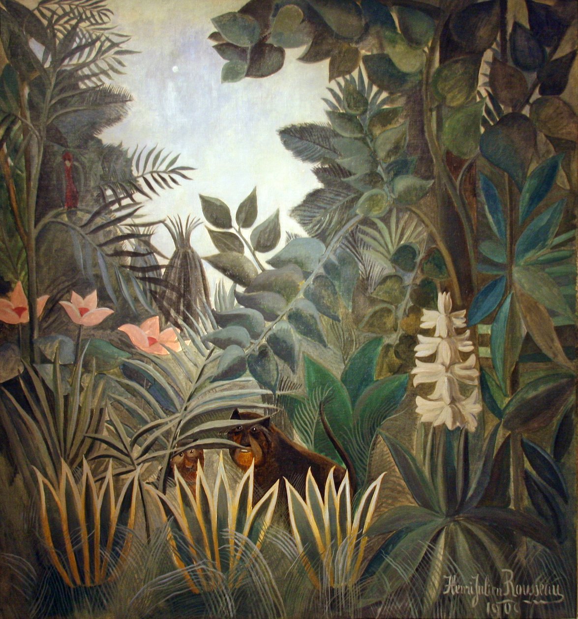 Rovníková džungle od Henri Rousseau