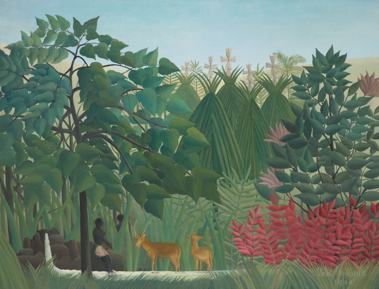 Vodopád od Henri Rousseau