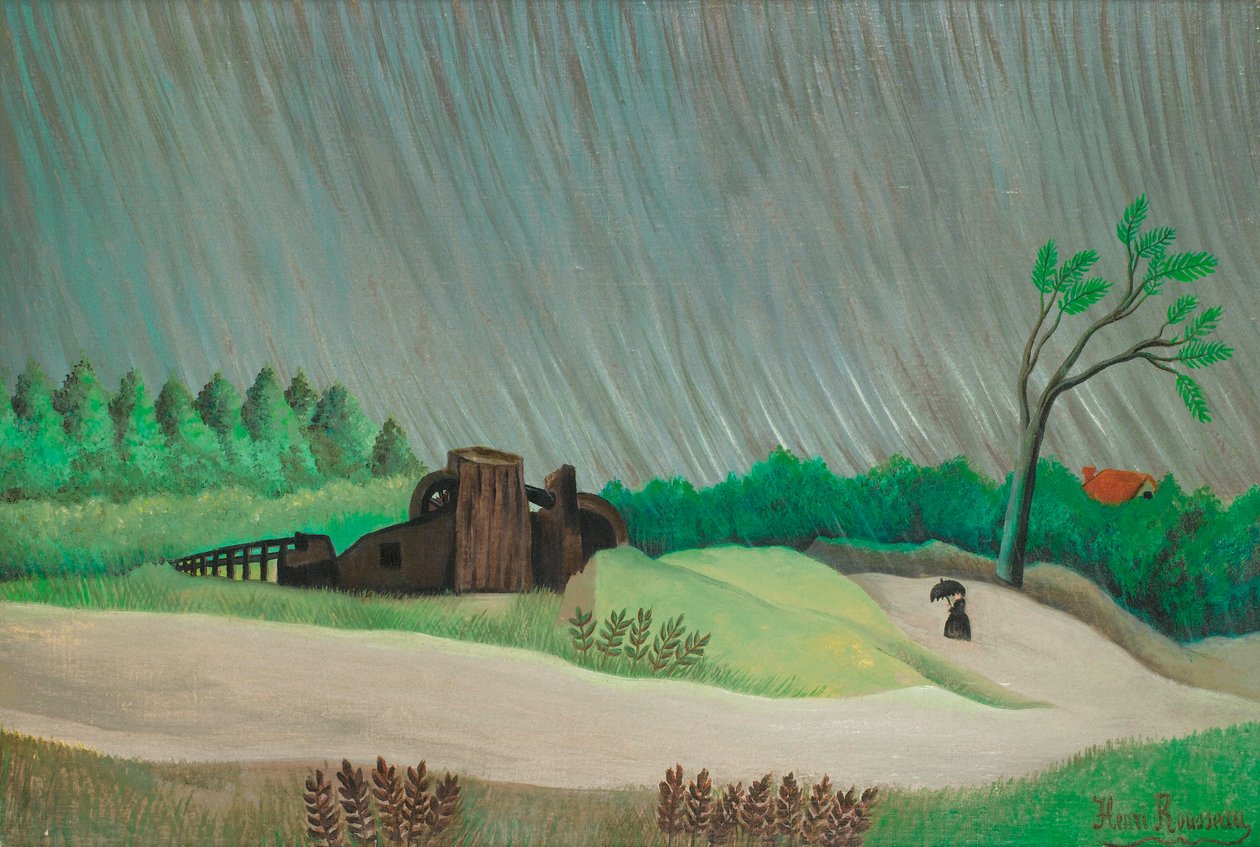 Deštivé ráno od Henri Rousseau