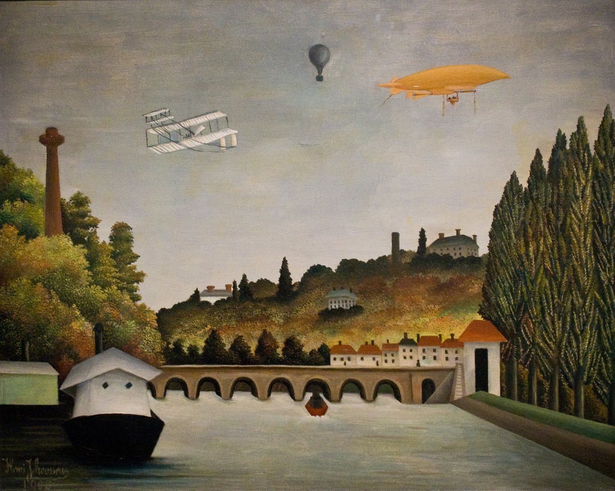 Pohled na Pont de Sèvres od Henri Rousseau