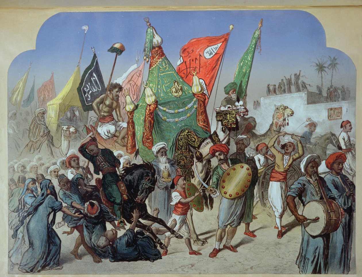 Návrat Mahmala do Káhiry, kolem roku 1870 od Henri de Montaut