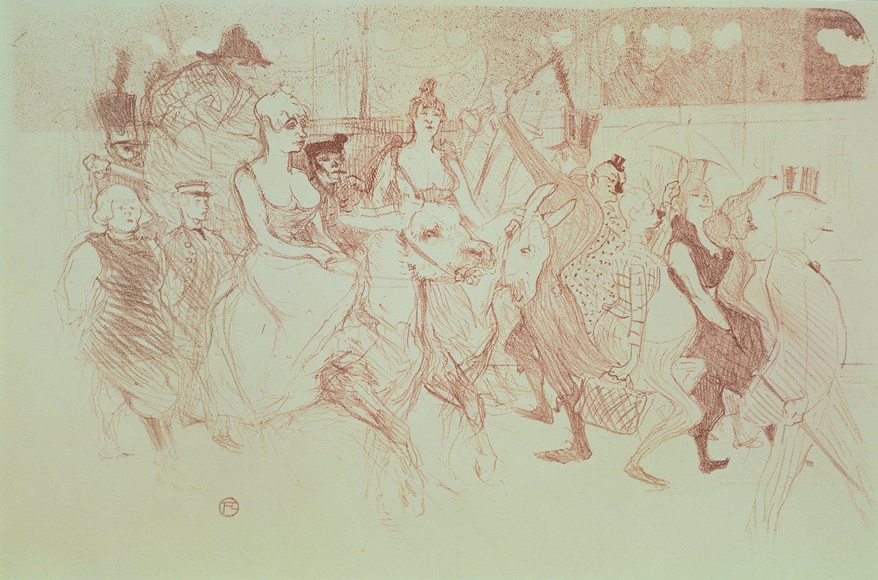 Gala v Moulin Rouge, 1893 od Henri de Toulouse Lautrec